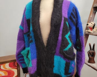トップス 80-90s archive mohair knit sweater 1980s-90s Chunky Knit Mohair Sweater | Boardwalk Vintage