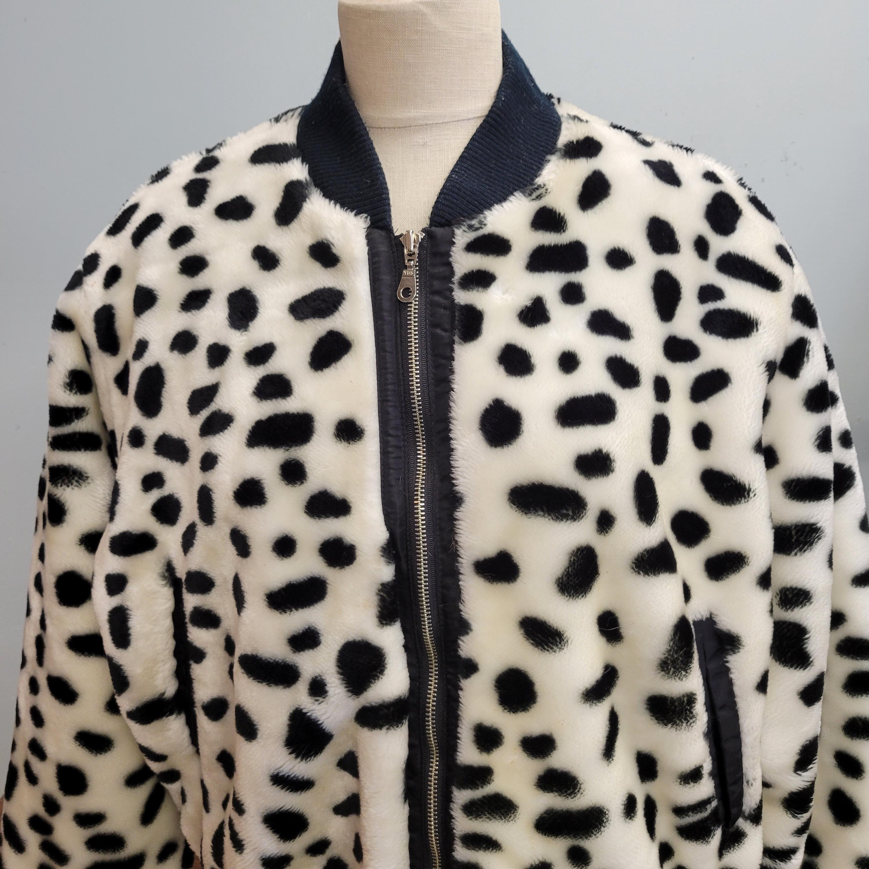 Dalmatian Pattern Fur Coat vintage 早い者勝ち Dalmatian Pattern Fur Coat vintage 早い者勝ち Dalmatian
