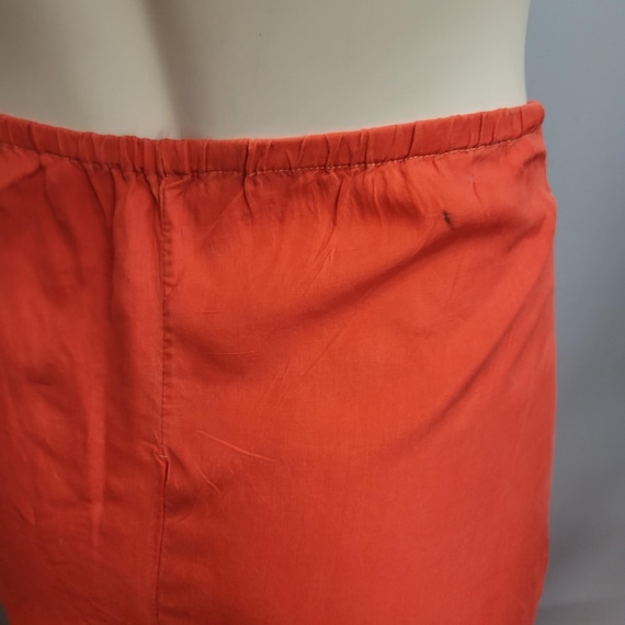 Vintage 1930s Beach Pajamas: Rayon Palazzos, Oran… - image 8