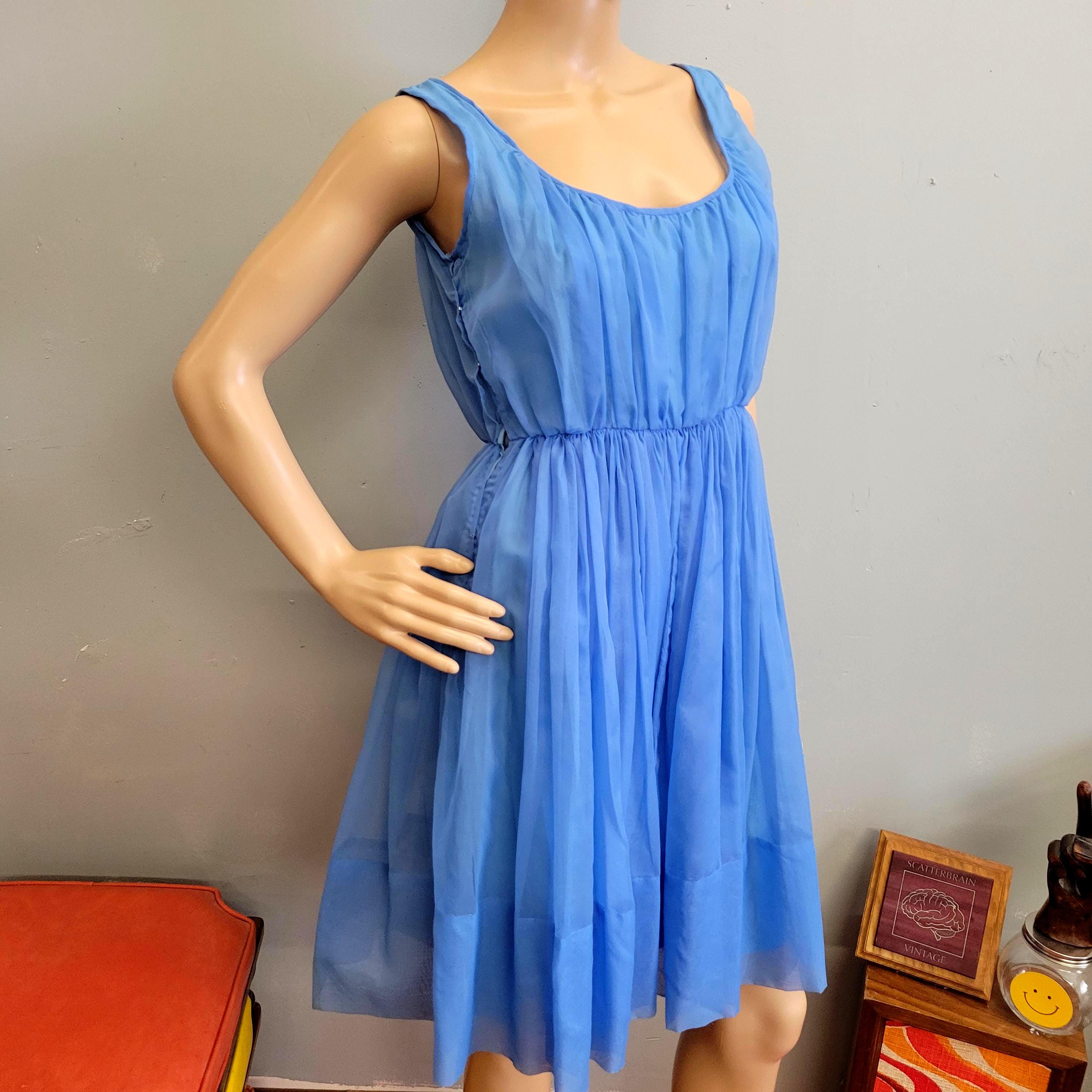 Mini Chiffon Skater Dress - Etsy