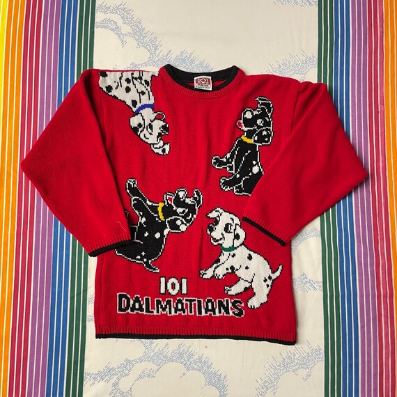 Vintage disney red sweater Gem