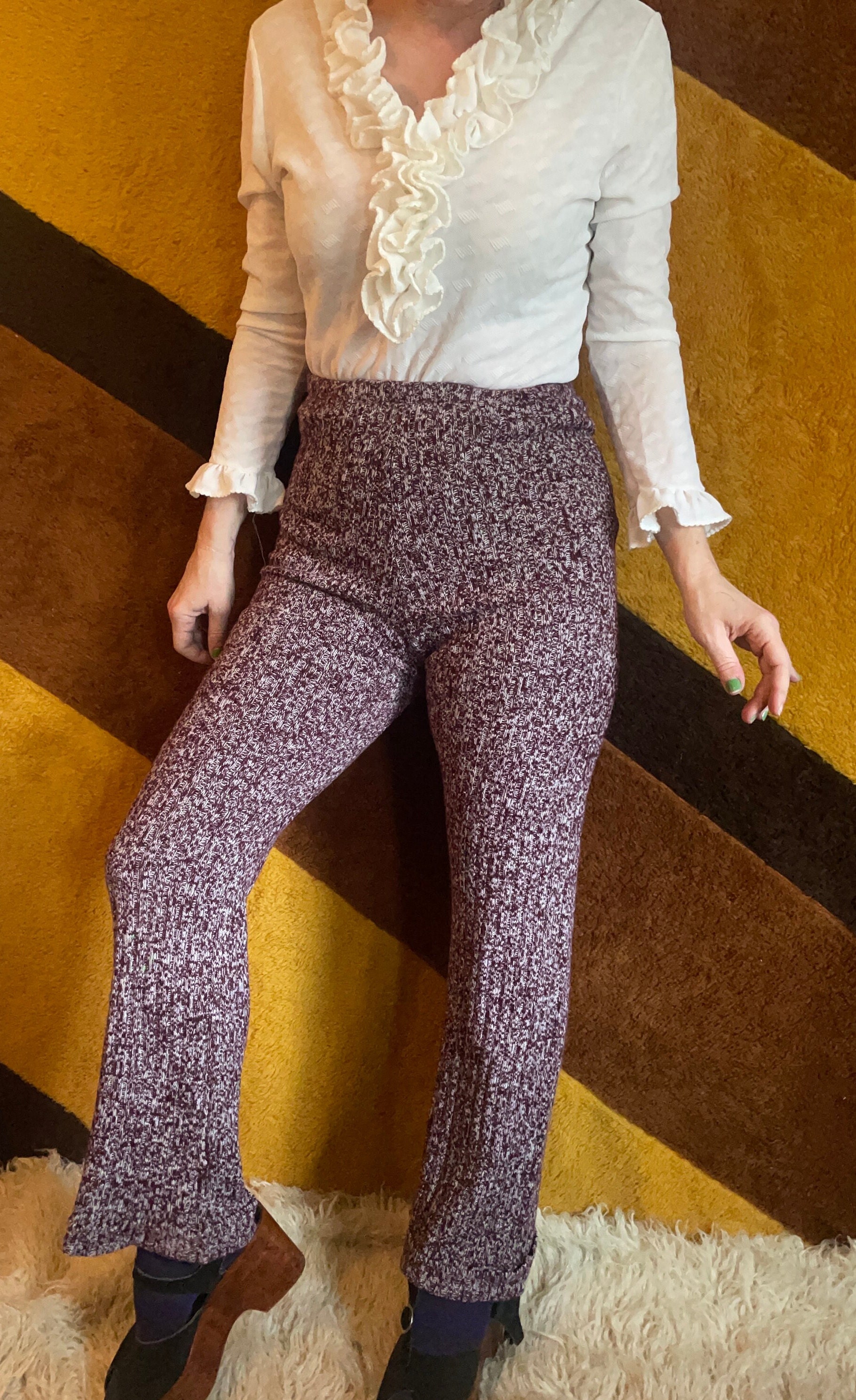 Purple Bell Bottoms - Etsy Denmark Purple Bell Bottoms - Etsy Denmark
