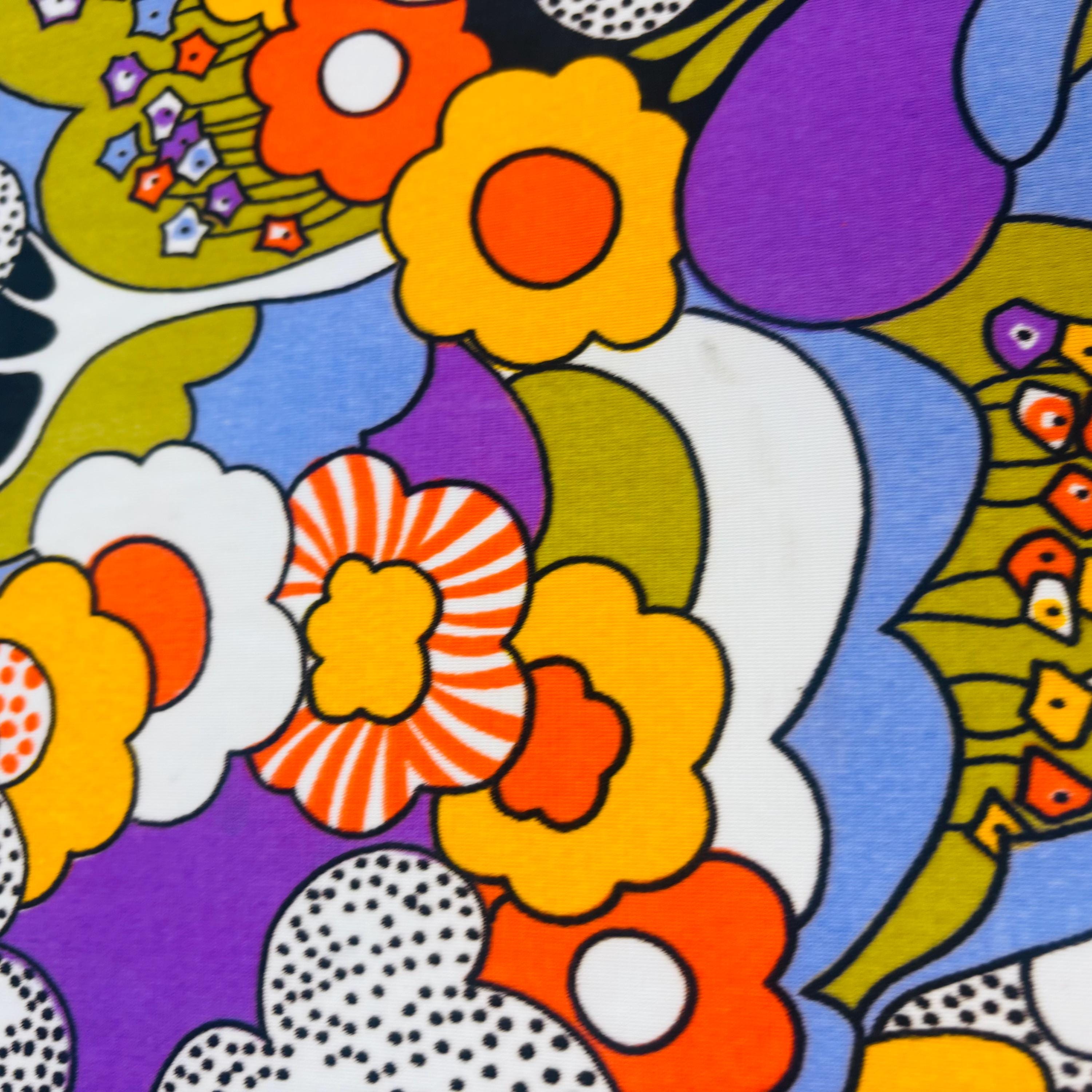 Peter Max Fabric Vintage - Etsy
