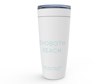 Rehoboth Beach Map Tumbler - Staci