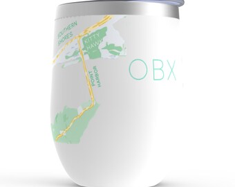 Corolla Nc Obx - Stemless Wine Map Tumblers