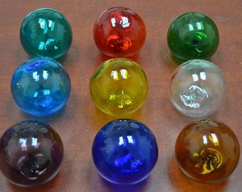 decorative glass orbs