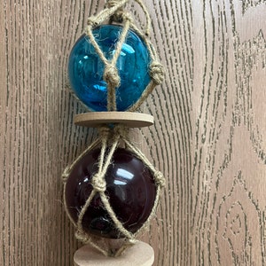 Assorted Color Decorative Reproduction Blown Glass Float Fishing Buoy Ball 3&quot;
