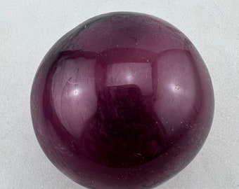 Purple Decorative Reproduction Blown Glass Float Fishing Buoy Ball 5"