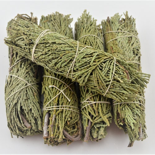 5 Pcs Cedar Stick Smudge Kit Spiritual Cleansing