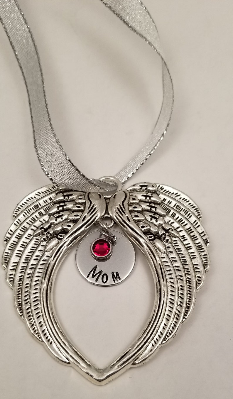 Angel Wing Hanging Memorial Christmas Tree Ornament Heaven Etsy