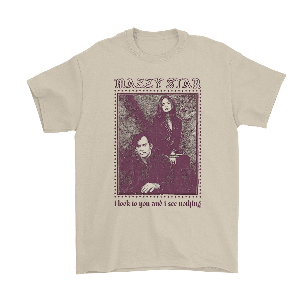 Mazzy star t shirt vintage Clearance