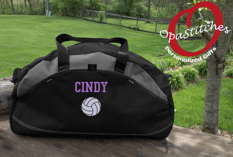 Personalized volleyball sports Duffel bag MONOGRAMMED with Etsy