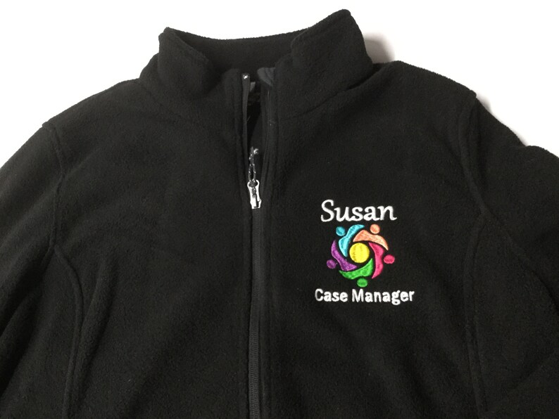 Chaqueta personalizada para trabajador social, regalo de graduación de maestría en trabajo social a medida, chaqueta polar bordada para licenciatura en trabajo social y trabajo social clínico, regalo para estudiantes de trabajo social imagen 15
