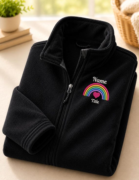 Personalized Social Worker Jacket, Custom MSW Graduation Gift, Embroidered BSW LCSW Fleece Jacket, Social Work Student Gift