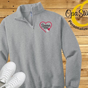 Rad Tech sweater quarter zip, personalized gift for rad tech, RT CT MRI x-ray gift, new Rad Tech gift, graduation gift , embroidered name