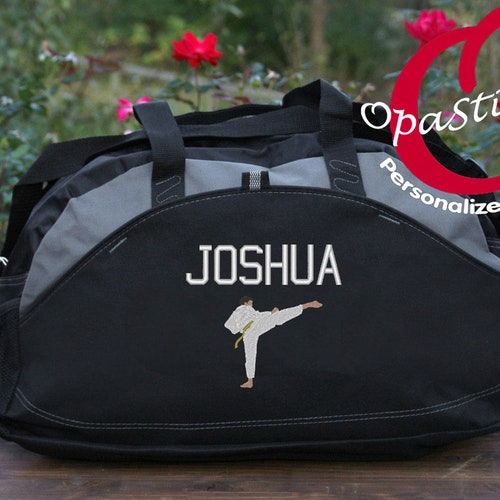 Personalized Girl Karate Taekwondo Duffel Gym Bag Etsy