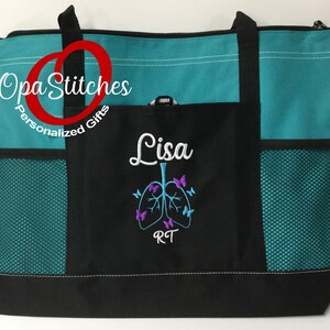 Personalized Nurse Tote Bag – Embroidered Name & Title image 12