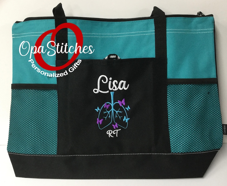 Personalized Nurse Tote Bag – Embroidered Name & Title image 12