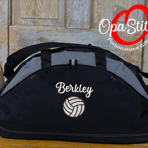 Personalized Volleyball Duffel Bag – Embroidered Team Sports Gym Bag