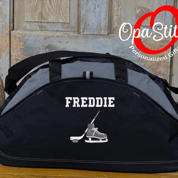 Personalized Hockey Duffel Bag – Embroidered Sports Gym Bag