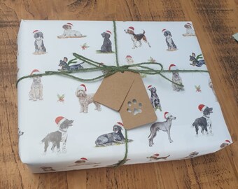 Christmas Dog wrapping paper