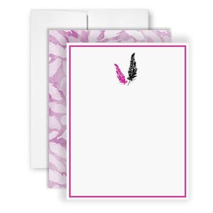 Notes de plumes élégantes - Illustration de mode, Notes, Fournitures de bureau, Cartes de notes, Juste parce que, Merci, Luxe, Papeterie de créateur