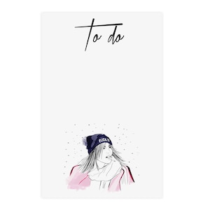 Fuck It Notepad - Stationery, Fashion Illustration, Office Supplies, To Do Notes, Scribble Pad, Street Style Pad, Swear Notes