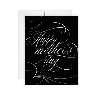 Script fête des mamans - carte de voeux, carte de joyeux anniversaire, carte de fête des mères, carte d'art, carte graphique, classique, traditionnel