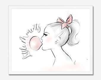 Piccoli momenti - Illustrazione, Arte, Belle arti, Stampa artistica da parete, Poster, Illustrazione di moda, Arredamento per la casa, Acquerello, Cornice, Tela o stampa