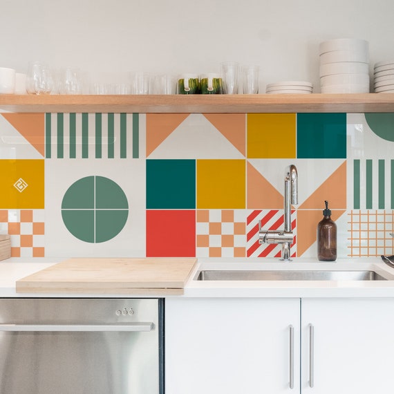 Backsplash tile stickers discount