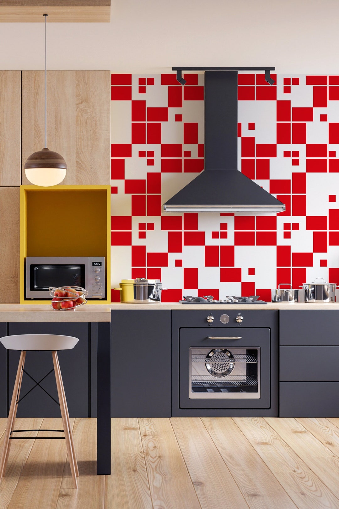 Floor Tile Stickers, Peel and Stick Tile for Wall and Floor, Modern