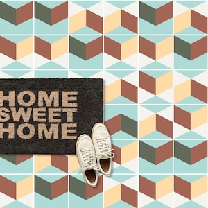 剥がして貼るタイル、キッチンのバックスプラッシュタイル、床の剥がして貼るタイル、カスタムカラーのタイル - 24 個または 48 個のアソートセット - #246