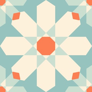 Fliesen schälen und aufkleben - Fliesenaufkleber für Wand und Boden, DIY Küche Bad - Benutzerdefinierte Farben - Set mit 24 oder 48 Stück - #moroccan04