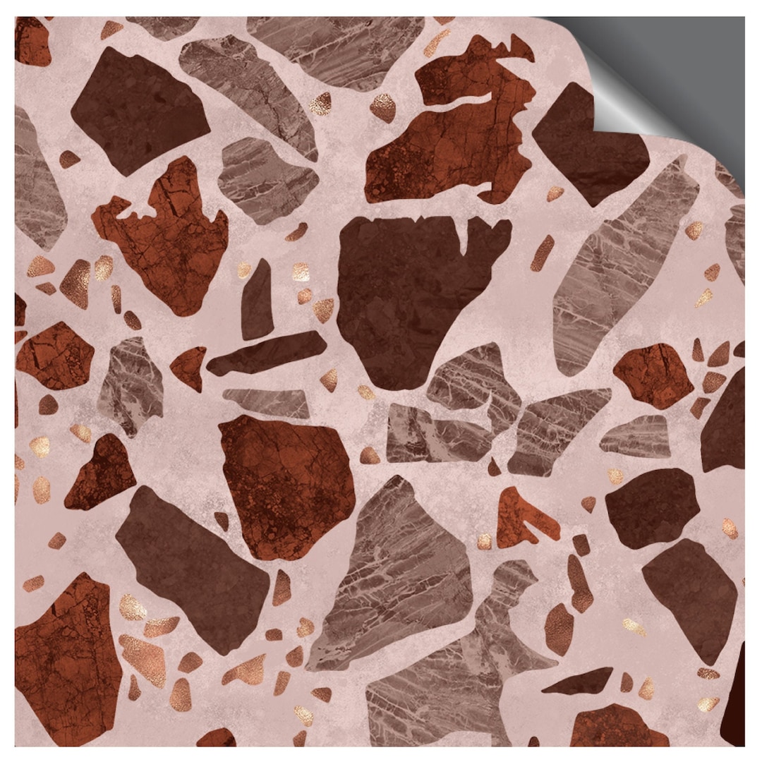 Floor Tile Stickers, Peel and Stick Tile for Wall and Floor - Brown ...