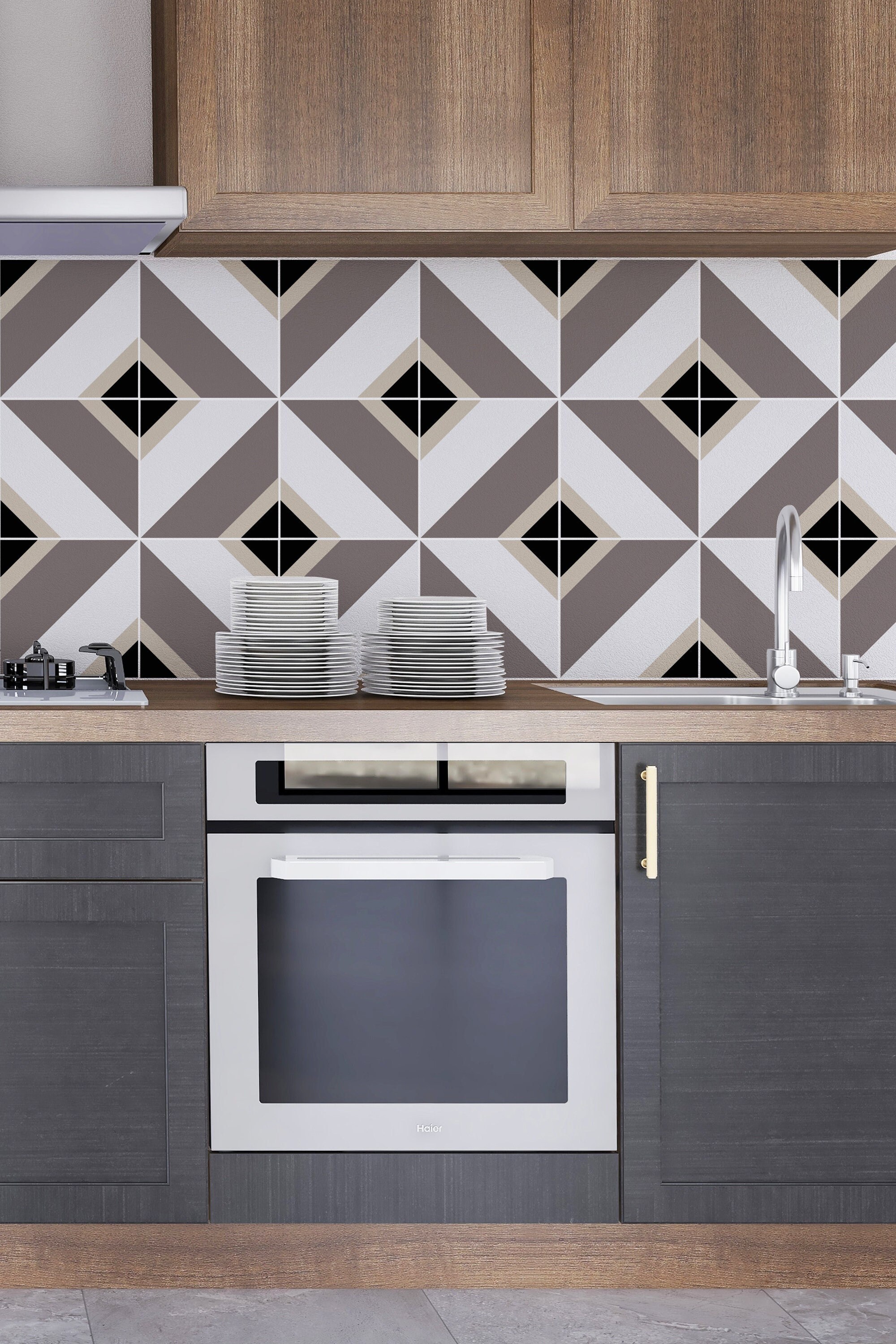 Avant Decor Azulejos Hexagonales Compuestos De Piedra