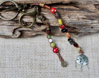 ジョニー・デップ演ジャック・スパロウ愛用ビーズアクセサリー型キーホルダー ×2 ジョニー・デップ演ジャック・スパロウ愛用ビーズアクセサリー型