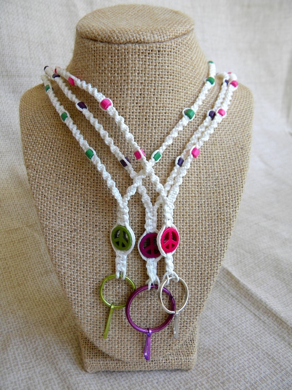 Bamboo Peace Sign Necklace Bamboo Peace Sign Necklace