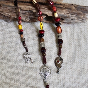 Jack Sparrow Inspired Kuchi Bead Strand: Pirate Dreadlock Accessory