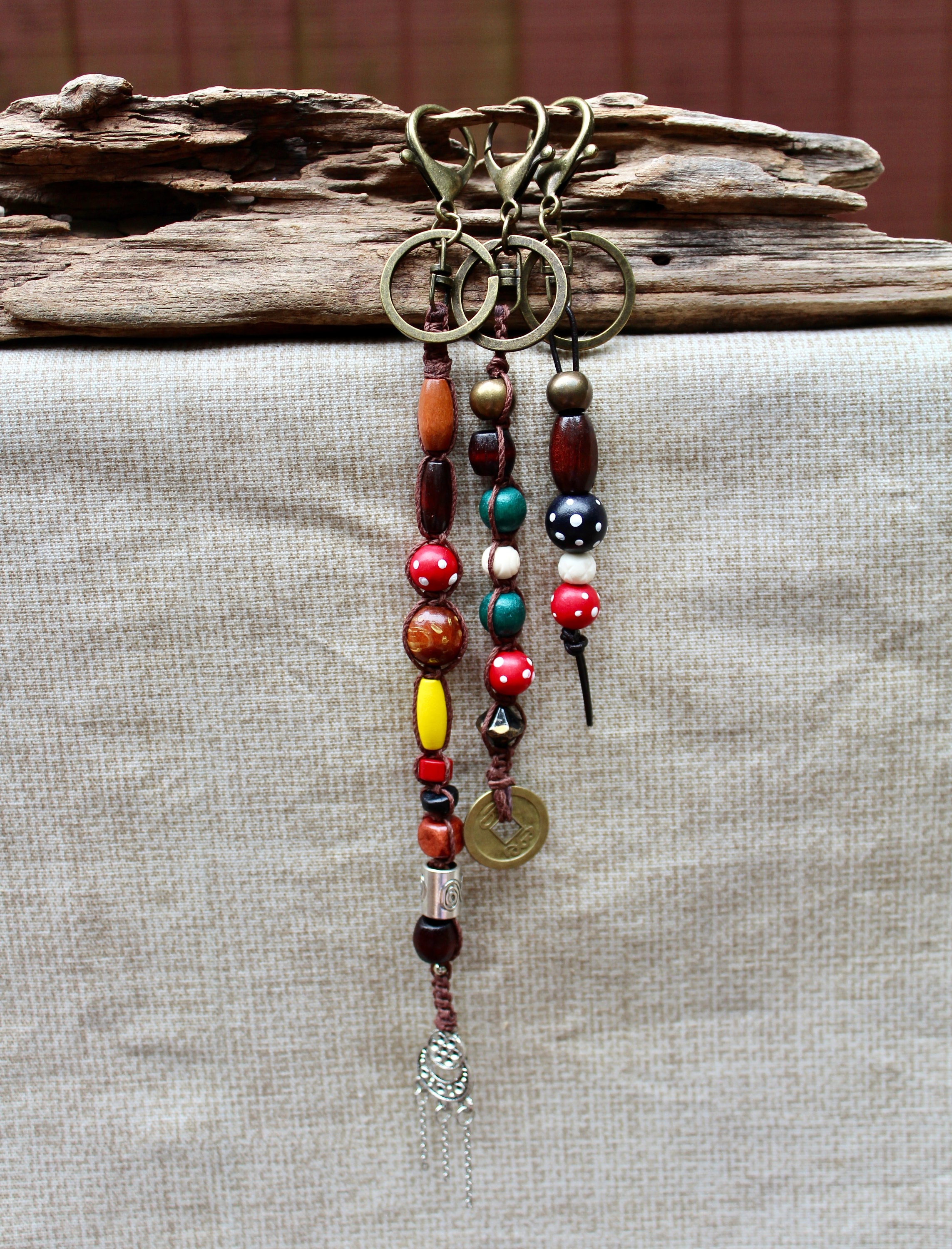 ジャック・スパロウ キーチェーン：海賊カリブ海ドレッドロックビーズ