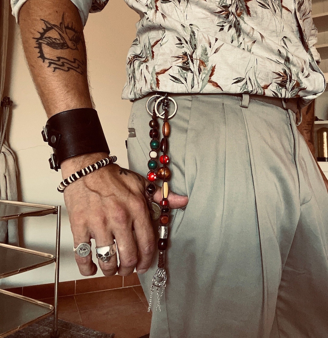 ジャック・スパロウ キーチェーン：海賊カリブ海ドレッドロック