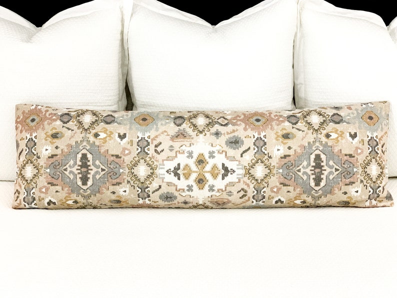 Extra Long Lumbar Long Pillow Long Boho Pillow Modern Etsy