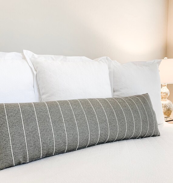 Gray Long Lumbar Pillow Extra Long Gray Long Lumbar Pillow Extra Long