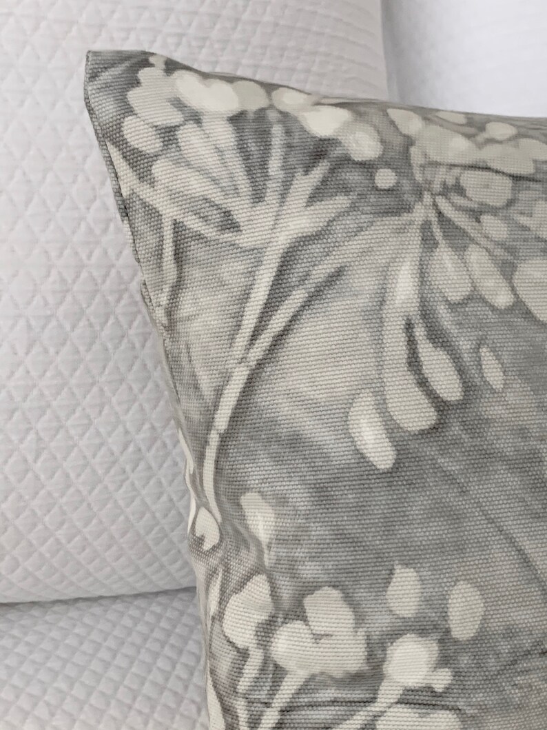 Gray Long Lumbar Pillow Cover Extra Long Lumbar Pillow Etsy