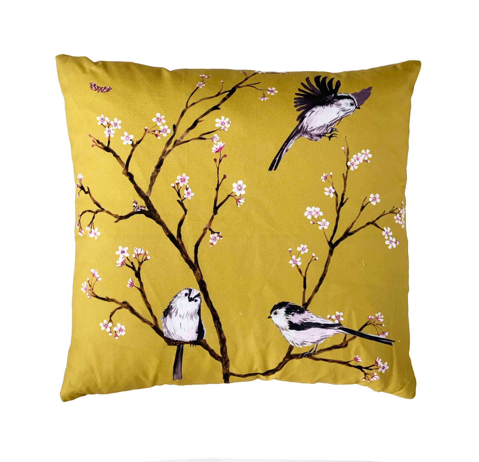 Blossm Scatter Cushion Bird Pillow Pastel Room Decor Etsy