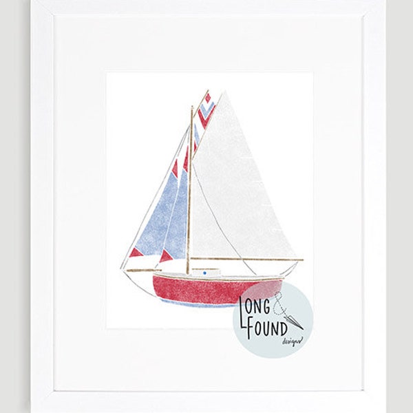 Sailboat Art - Etsy