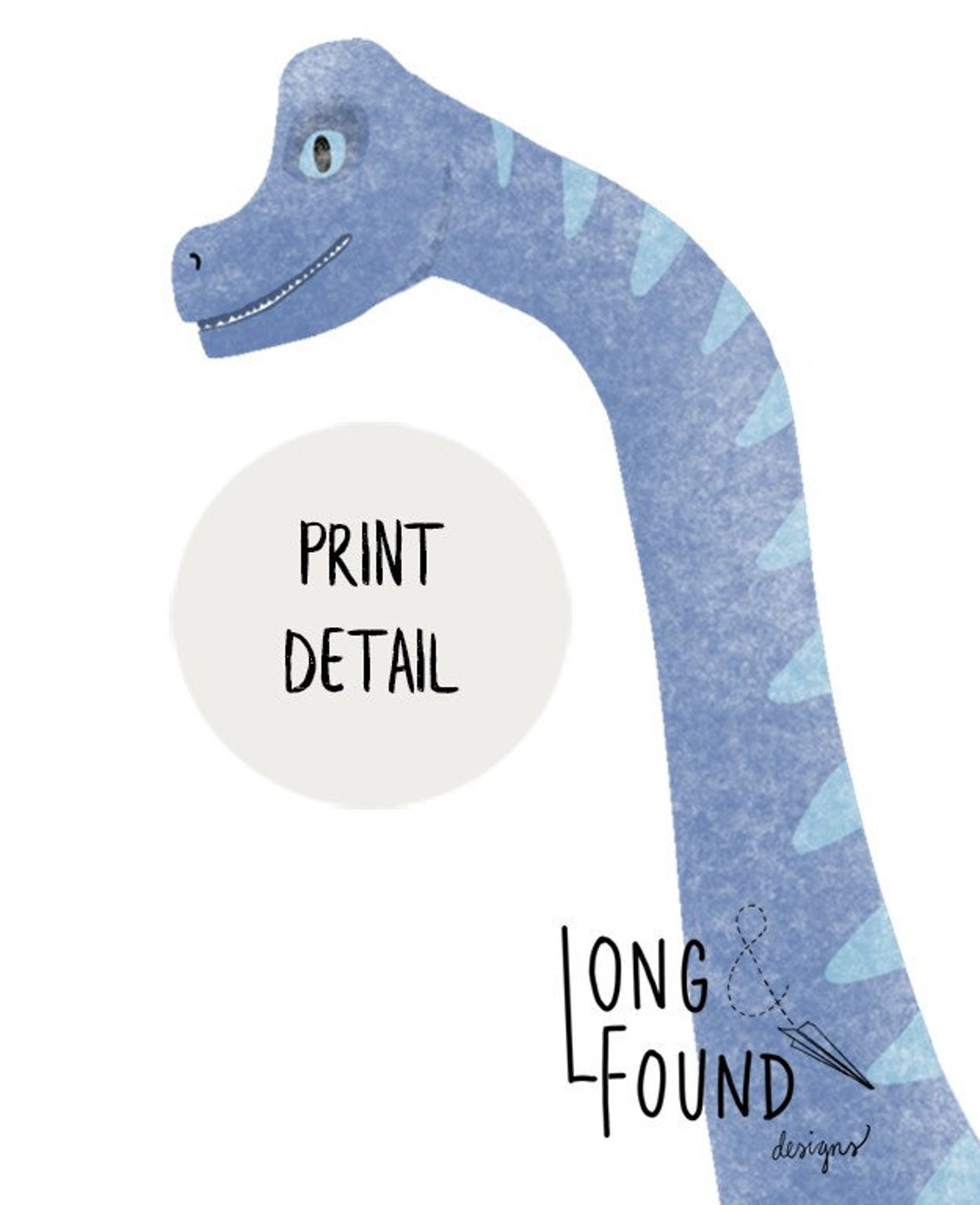 Brachiosaurus Dinosaur Printable DIGITAL Download Dinosaur - Etsy