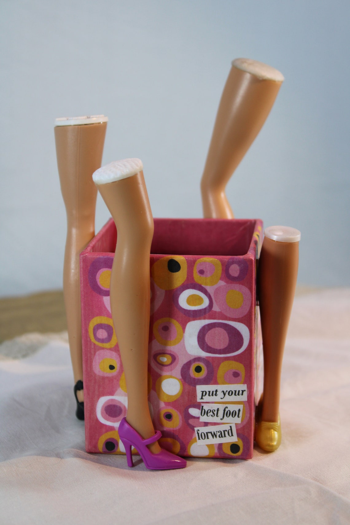 Barbie Doll Novelty Decorative Pencil Box 'put Your Best Etsy Australia