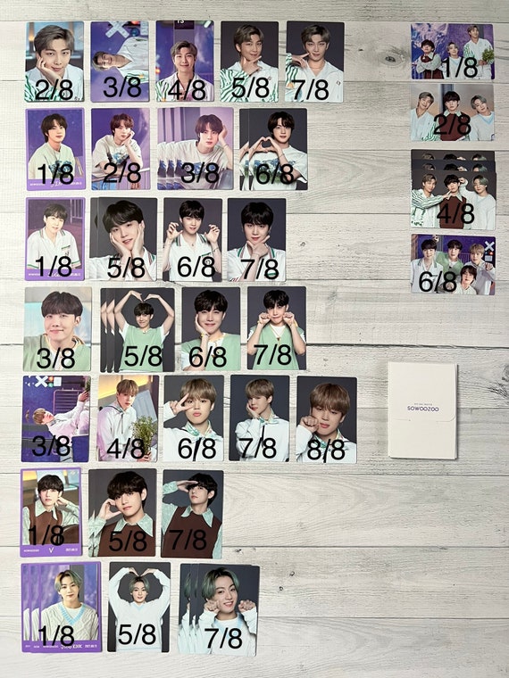BTS-OFFICIAL 2021 MUSTER SOWOOZOO DVD HOLOGRAM POST CARD SET
