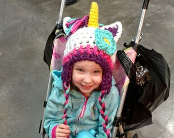 Girls Unicorn Hat My Little Pony Hat Kids Toddler Child Teen Adult Sizes - Same Price!!!