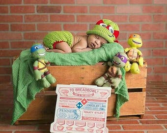 Newborn Crochet Outfit, Newborn Turtle Baby Boy Turtle, Newborn Turtle Outfit, newborn photo prop, crochet baby turtle outfit